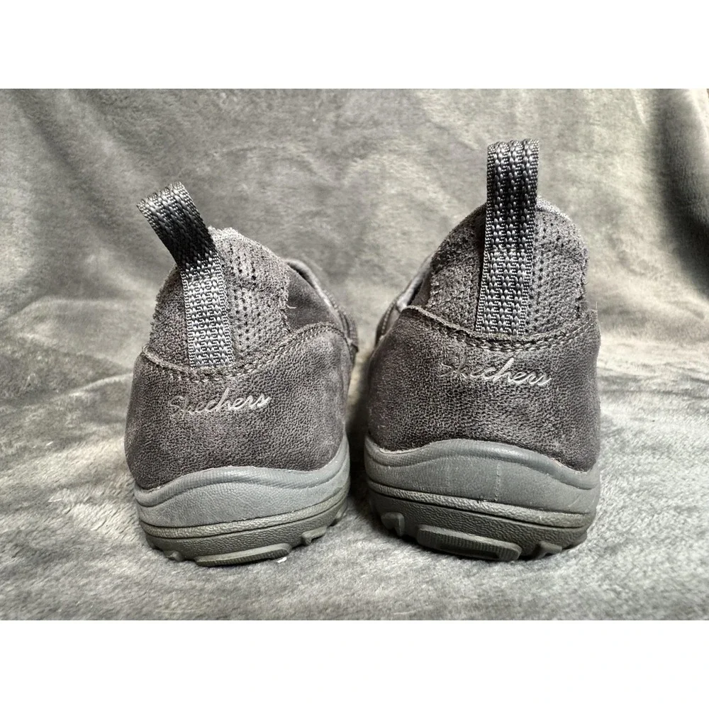 Skechers Skech-Air Shoes Womens Size 10 Gray Slip On Walking‎ Comfort SN23113